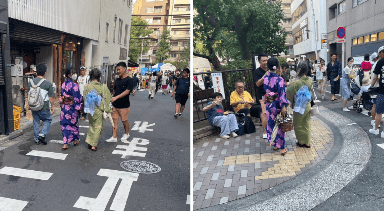 分身の術を身につけたいと強く思うことはなかなかありませんw 声かけ中の画像