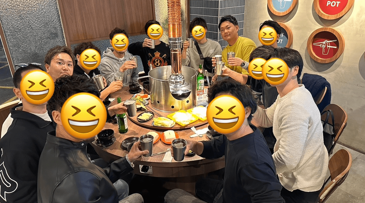 最終日らへんの語らいのやつ、火鍋の画像